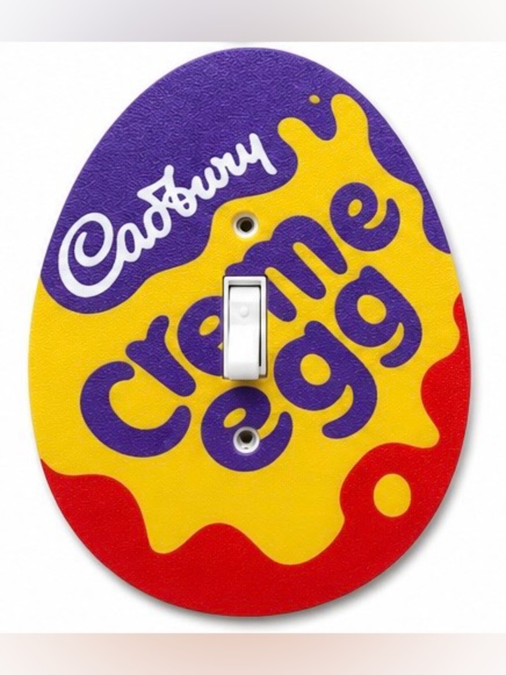 2/$25 3D Printed Creme Egg Light Switch Cover Easter Wall Plate Decor